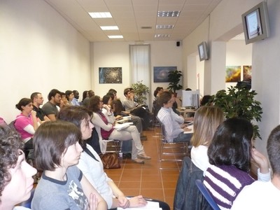 Students during a seminar