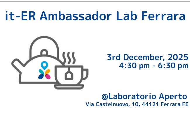 it-ER Ambassador Lab a Ferrara – 3 dicembre!
