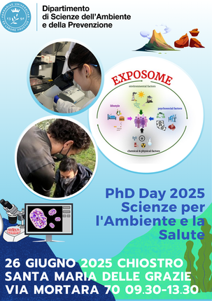 PhD Day - Scienze per l'ambiente e la salute PhD Day - Scienze per l'ambiente e la salute