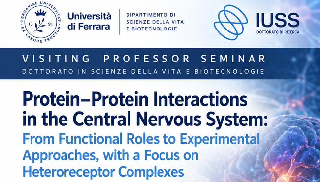 Seminario sulle interazioni proteiche nel sistema nervoso centrale